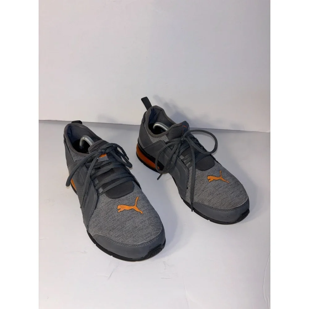 PUMA Leader VT Fresh Knit Training Shoes Mens US 10 Gray ArchTec Running Lace Up
